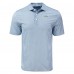 Los Angeles Chargers Cutter & Buck Blue Pike Eco Diamond Dot Print Polo
