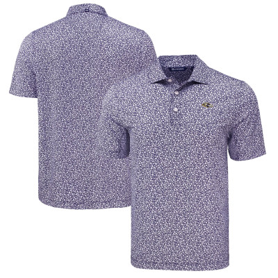 Поло Baltimore Ravens Cutter & Buck Purple Pike Eco Flora Print
