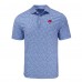 Buffalo Bills Cutter & Buck Royal Pike Eco Flora Print Polo