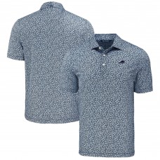 Buffalo Bills Cutter & Buck Navy Pike Eco Flora Print Polo Buffalo Bills Cutter & Buck Navy Pike Eco Flora Print Polo