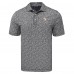 Miami Dolphins Cutter & Buck Black Pike Eco Flora Print Polo
