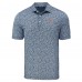 Chicago Bears Cutter & Buck Navy Pike Eco Flora Print Polo