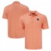 Chicago Bears Cutter & Buck Orange Pike Eco Flora Print Polo Chicago Bears Cutter & Buck Orange Pike Eco Flora Print Polo