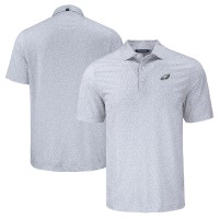 Philadelphia Eagles Cutter & Buck Pike Eco Flora Print Polo - Gray