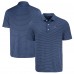 Buffalo Bills Cutter & Buck Navy Forge Eco Fine Line Stripe Polo