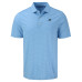 Поло Carolina Panthers Cutter & Buck Blue Forge Eco Fine Line Stripe