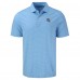 Carolina Panthers Cutter & Buck Blue Forge Eco Fine Line Stripe Polo