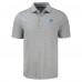 Detroit Lions Cutter & Buck Forge Eco Fine Line Stripe Polo - Gray