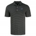 Indianapolis Colts Cutter & Buck Black Forge Eco Fine Line Stripe Polo