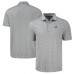 Indianapolis Colts Cutter & Buck Gray Forge Eco Fine Line Stripe Polo