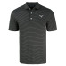 Поло Philadelphia Eagles Cutter & Buck Forge Eco Fine Line Stripe - Black