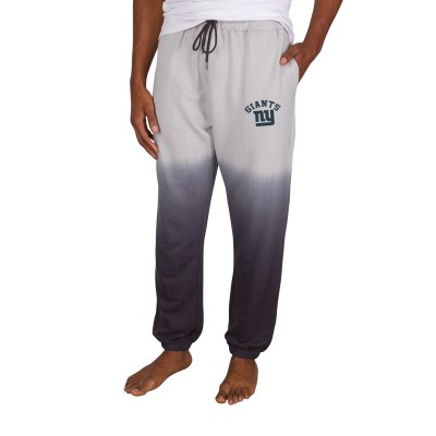 New York Giants Concepts Sport Gray/Charcoal Dusk Dip Dye Lightweight French Terry Lounge Pants