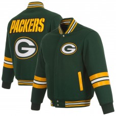Куртка Green Bay Packers JH Design Green Varsity