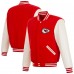 Kansas City Chiefs JH Design Red Wool Full-Zip Jacket