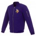 Кофта на молнии Minnesota Vikings JH Design Nylon Bomber - Purple