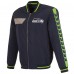 Seattle Seahawks JH Design Navy Nylon Bomber Full-Zip Jacket