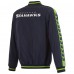 Seattle Seahawks JH Design Navy Nylon Bomber Full-Zip Jacket