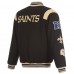 Кофта на молнии New Orleans Saints JH Design Black Reversible Wool