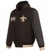 Куртка New Orleans Saints JH Design Black Reversible Twill