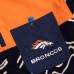 Кофта на короткой молнии Unisex Topo Designs x Denver Broncos Navy Scribble Mountain Vista