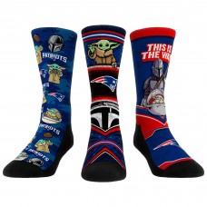 Unisex New England Patriots Rock Em Socks 3-Pack Mandalorian Crew Socks Unisex New England Patriots Rock Em Socks 3-Pack Mandalorian Crew Socks
