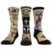 Три пары носков Unisex New Orleans Saints Rock Em Socks Mandalorian Crew Три пары носков Unisex New Orleans Saints Rock Em Socks Mandalorian Crew