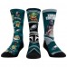 Три пары носков Philadelphia Eagles Rock Em Socks Unisex Mandalorian Три пары носков Philadelphia Eagles Rock Em Socks Unisex Mandalorian