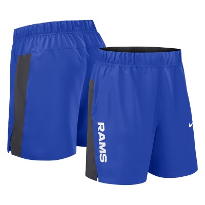 Los Angeles Rams Nike Woven Victory Dri-FIT Shorts - Royal