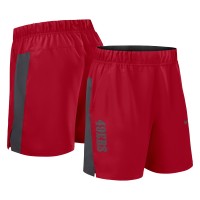 San Francisco 49ers Nike Scarlet Woven Victory Dri-FIT Shorts