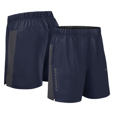 Seattle Seahawks Nike College Navy Woven Victory Dri-FIT Shorts