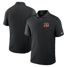 Поло Cincinnati Bengals Nike Black Dri-FIT Victory Поло Cincinnati Bengals Nike Black Dri-FIT Victory