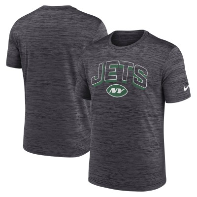 New York Jets Nike Charcoal Primetime Velocity Dri-FIT T-Shirt