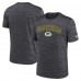 Футболка Green Bay Packers Nike Charcoal Velocity Performance