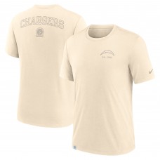 Los Angeles Chargers Nike Cream Glory Tri-Blend T-Shirt