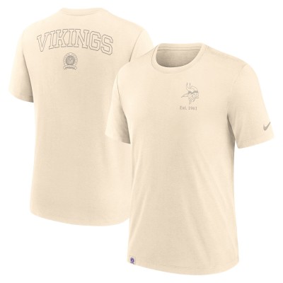 Minnesota Vikings Nike Cream Glory Tri-Blend T-Shirt