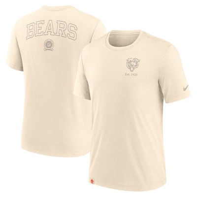 Футболка Chicago Bears Nike Cream Glory Tri-Blend