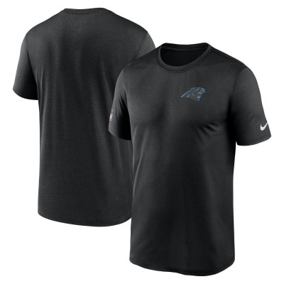 Футболка Carolina Panthers Nike Black Sideline Legend Small Logo Dri-FIT