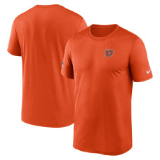 Футболка Chicago Bears Nike Orange Sideline Legend Small Logo Dri-FIT