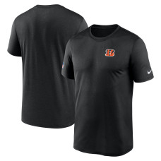 Футболка Cincinnati Bengals Nike Black Sideline Legend Small Logo Dri-FIT