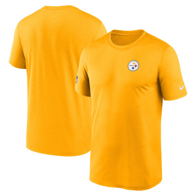 Футболка Pittsburgh Steelers Nike Gold Sideline Legend Small Logo Dri-FIT