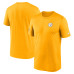 Футболка Pittsburgh Steelers Nike Gold Sideline Legend Small Logo Dri-FIT