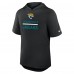 Jacksonville Jaguars Nike Black Lockup Tri-Blend Hoodie T-Shirt