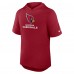 Arizona Cardinals Nike Cardinal Lockup Tri-Blend Hoodie T-Shirt