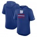 New York Giants Nike Royal Lockup Tri-Blend Hoodie T-Shirt