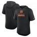Cincinnati Bengals Nike Black Lockup Tri-Blend Hoodie T-Shirt