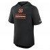 Cincinnati Bengals Nike Black Lockup Tri-Blend Hoodie T-Shirt