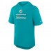 Толстовка Футболка Miami Dolphins Nike Aqua Lockup Tri-Blend