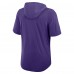 Minnesota Vikings Nike Purple Lockup Tri-Blend Hoodie T-Shirt