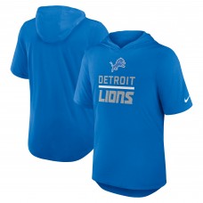 Футболка с капюшоном Detroit Lions Nike Blue Lockup Tri-Blend