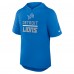 Футболка с капюшоном Detroit Lions Nike Blue Lockup Tri-Blend